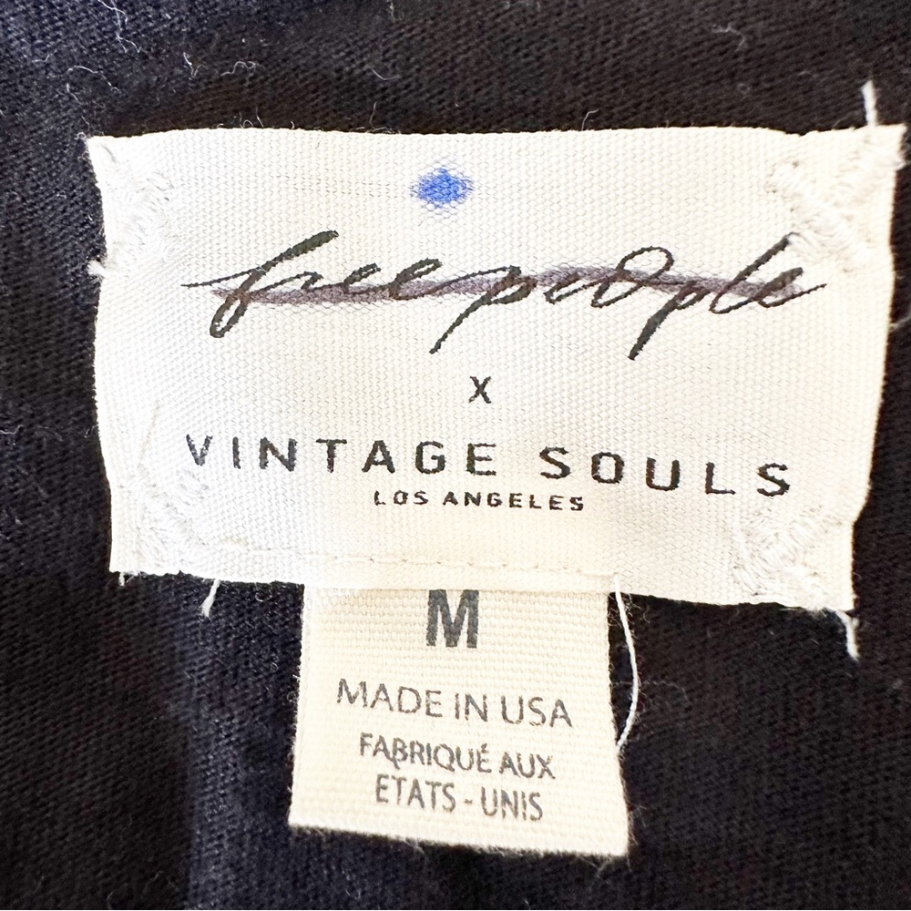Free People X Vintage Souls Destination Extreme New York Crop Top - Picture 7 of 8